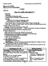 Giáo án Ngữ văn lớp 6 - Tiết 29 đến 32 - Năm học 2016-2017 - Nguyễn Thị Hiền